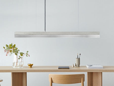 Gantlights C1 lámpara colgante LED de hormigón y madera