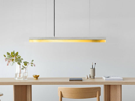 Lampada a sospensione Gantlights C2 LED dimmerabile in cemento