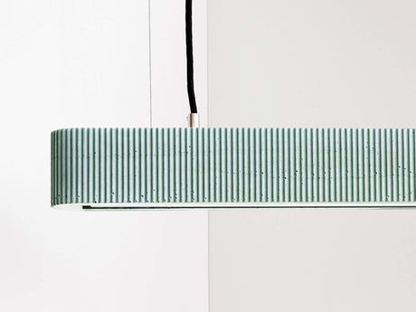 Gantlights S4 Beton LED-Pendelleuchte 61cm Plissiert