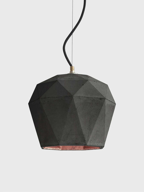 Gantlights T4 Hängeleuchte Beton mit modernem design aus hochwertigem Beton in triangulärer Form.