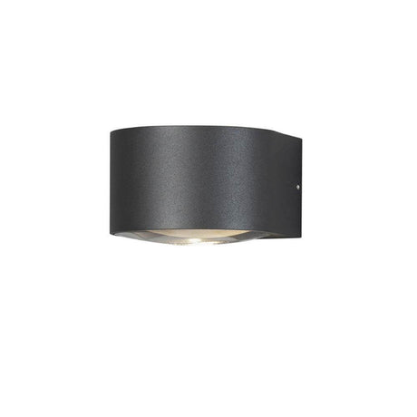 Gela LED Außenwandleuchte Up & Downlight in modernem Schwarz, ideal für Außenbereiche.