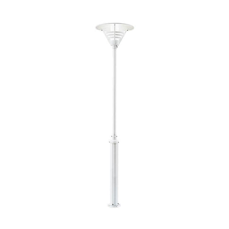 Gemini Standleuchte Weiß, opales Glas in modernem Design, ideal für stilvolle Raumbeleuchtung.