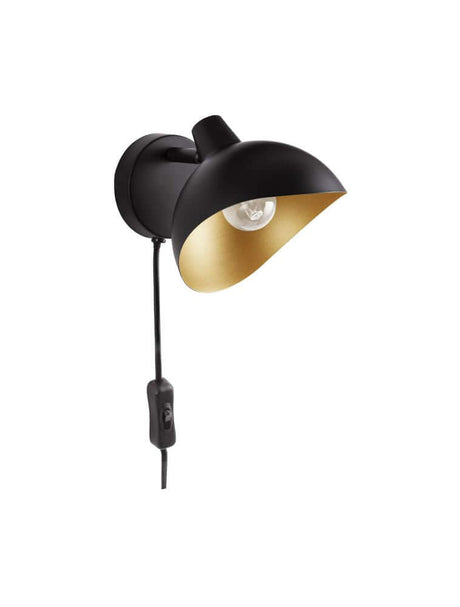 Geti Wall Light Negro, Oro