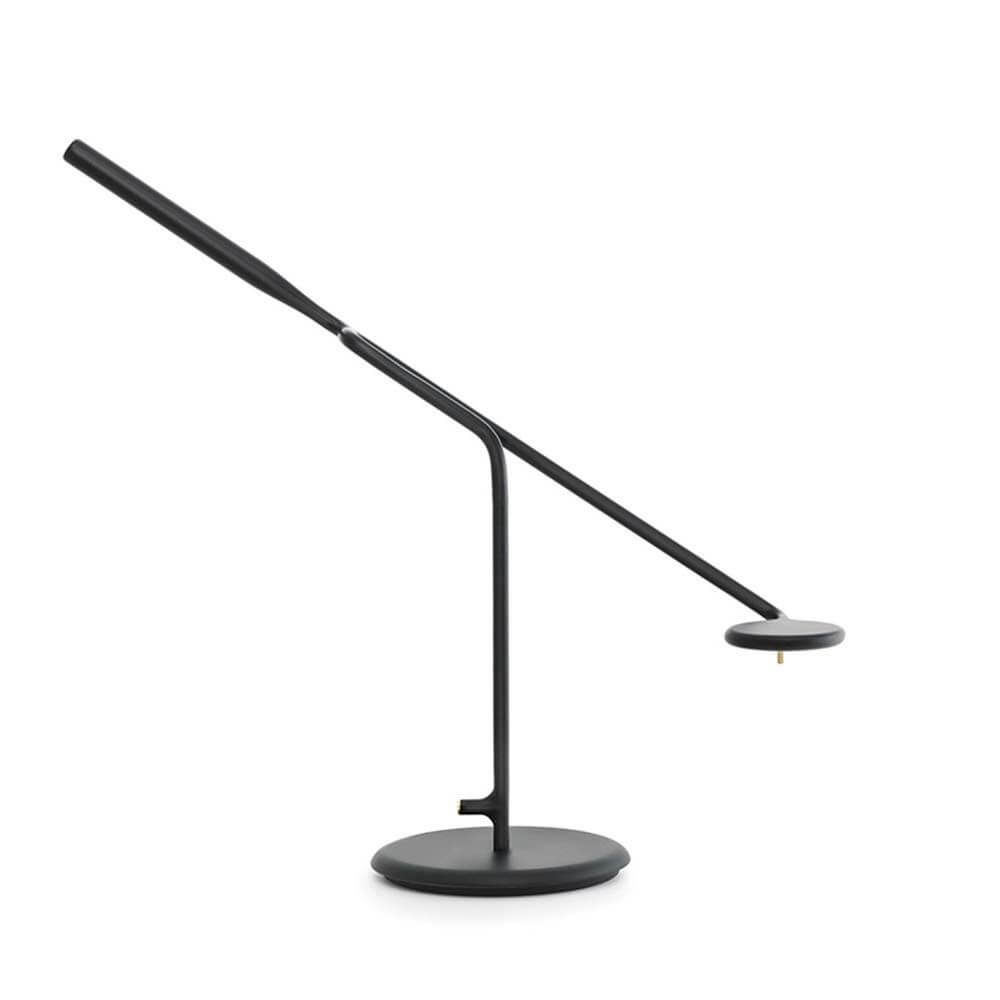 Design LED Tischlampe Flow 5W in Schwarz mit modularem, flexibel ausgerichtetem Lampendesign