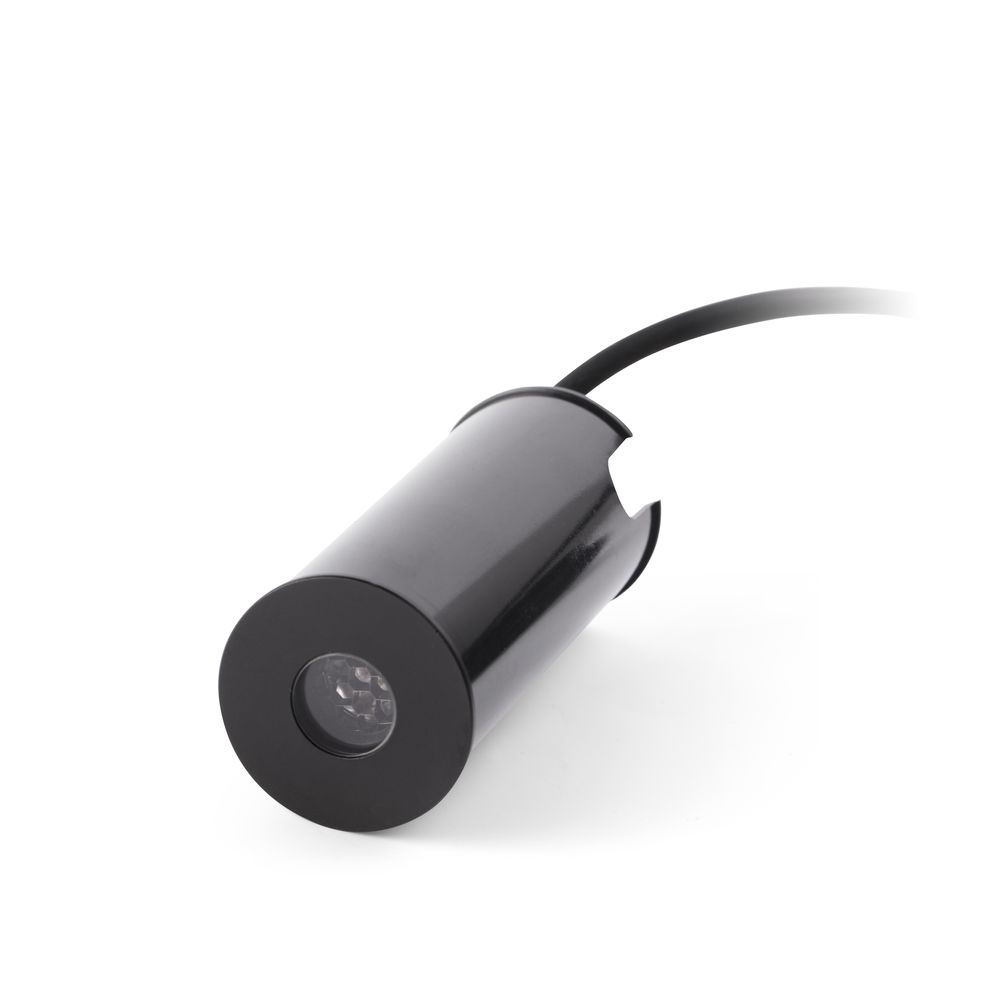 Grund Edelstahl LED Bodeneinbaustrahler 2W IP67 Schwarz für Gartenbeleuchtung und Terrassen.