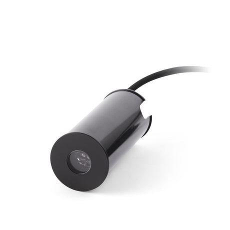 Grund Edelstahl LED Bodeneinbaustrahler 2W IP67 Schwarz für Gartenbeleuchtung und Terrassen.