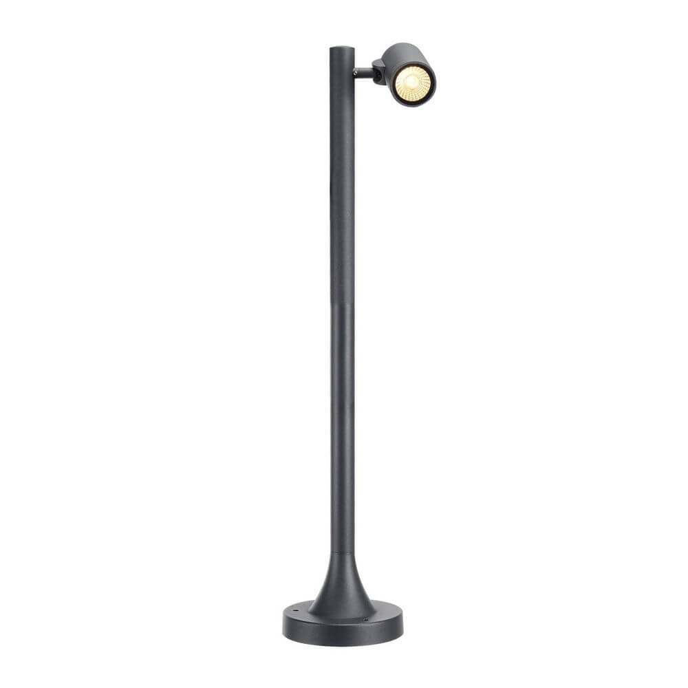 Gunnsy LED Leuchtenkopf Single Spot Anthrazit 8W 3000K, puristische Standleuchte aus Aluminium mit dimmbarem LED-Strahler.