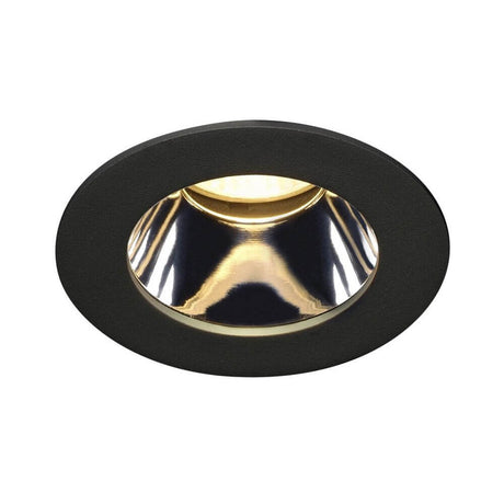 H-Light Reflector Black 12W 20° 2700K incl. driver & spring clip - elegant recessed light with LED module.
