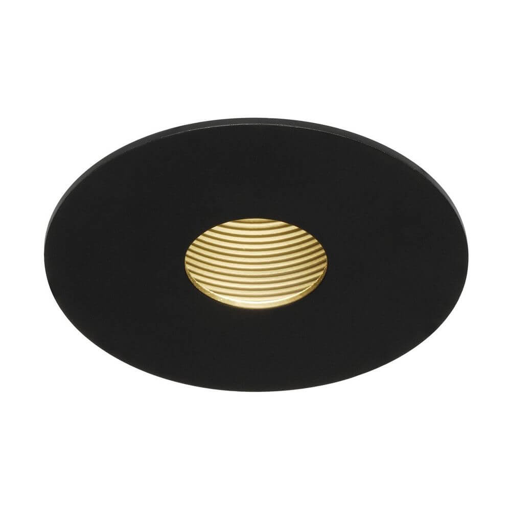 H-Light Round Hole Schwarz 12W 20° 2700K - elegante Einbauleuchte mit warmweißer LED.