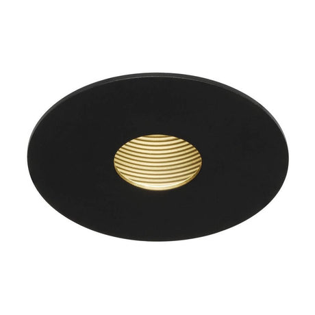 H-Light Round Hole Black 12W 20° 2700K - elegant recessed light with warm white LED.