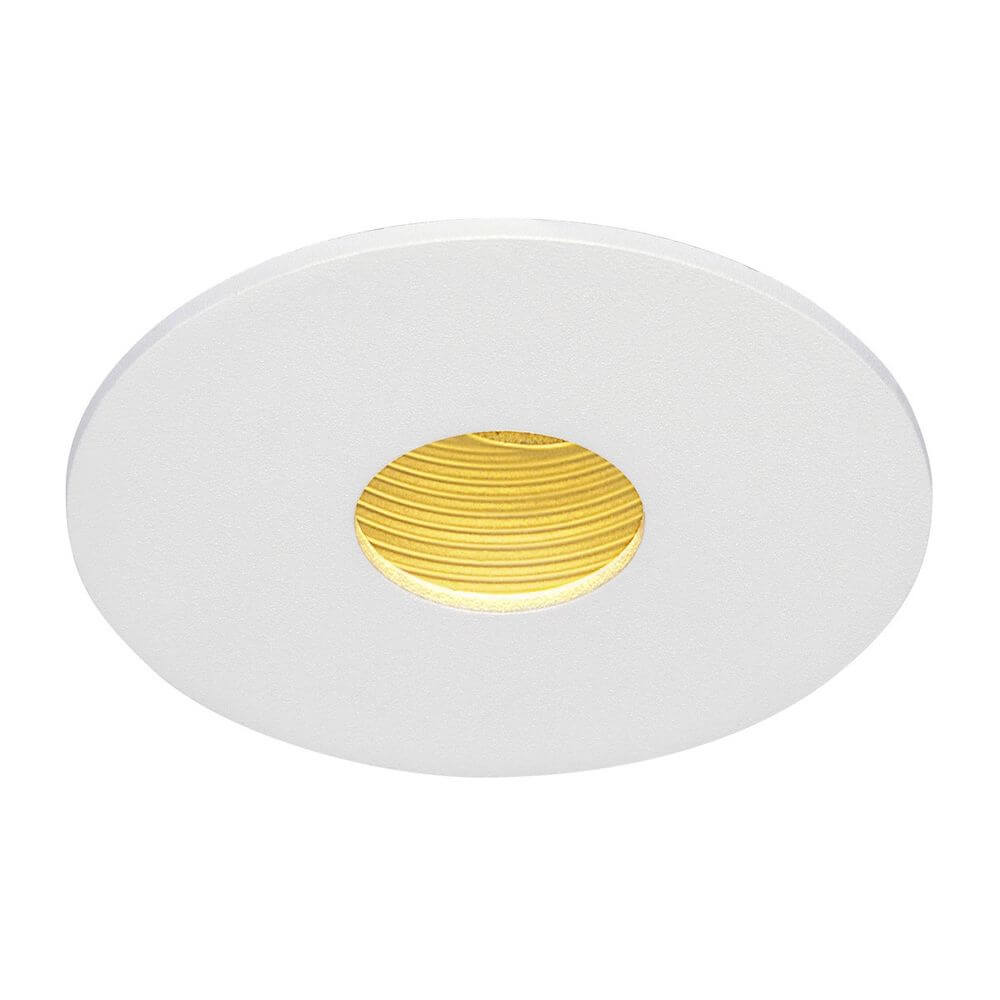 H-Light Round Hole Weiß 12W 20° 2700K inkl. Treiber & Clipfeder - elegante Einbauleuchte mit warmweißem LED-Modul.
