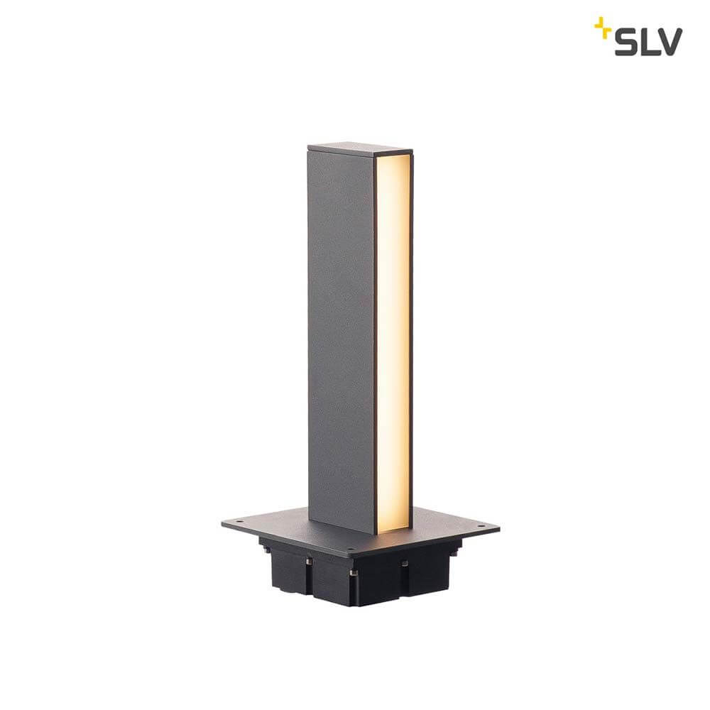 H-Pol Wege- & Standleuchte Einflammig LED 3000K Anthrazit 36cm