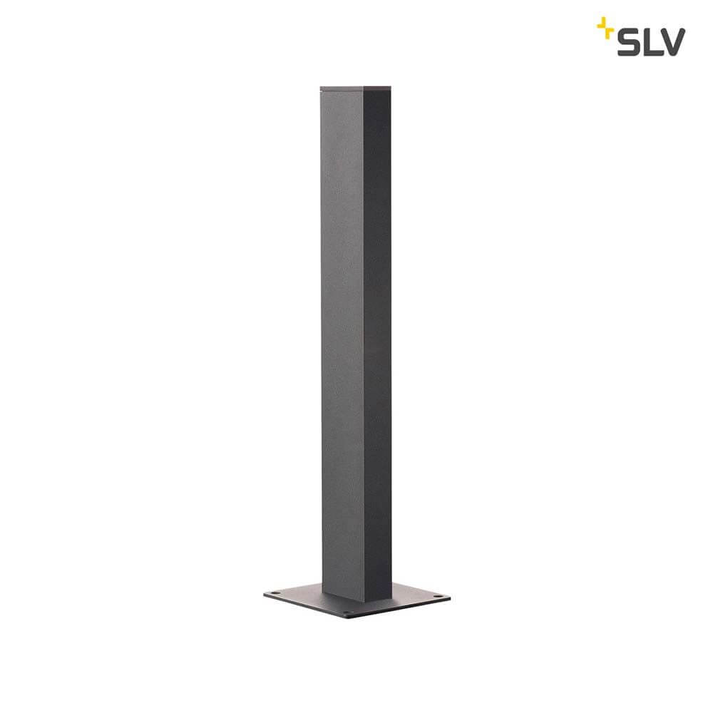 H-Pol Wege- & Standleuchte Einflammig LED 3000K Anthrazit 66cm in modernem Design, ideal für Außenbereich.
