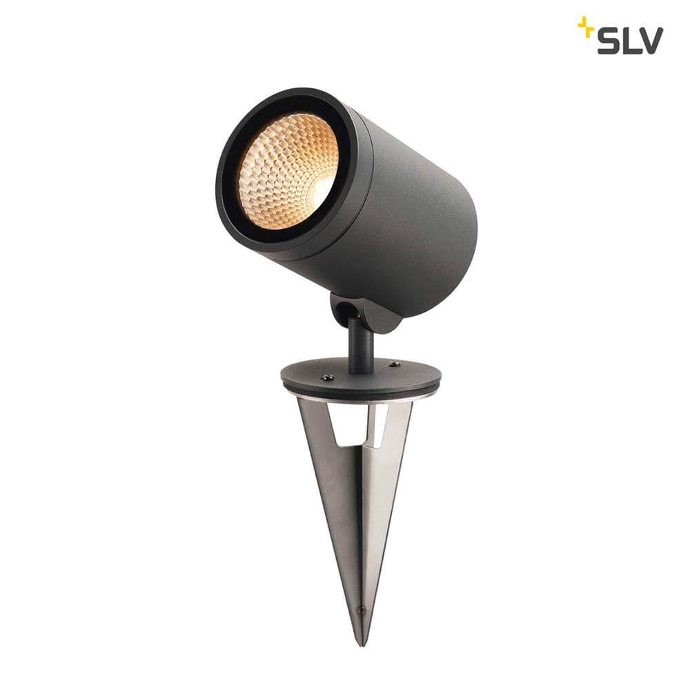 Helia Outdoor Wege- und Standleuchte LED 3000K Rund Anthrazit mit modernem Design und dimmbarer Beleuchtung.