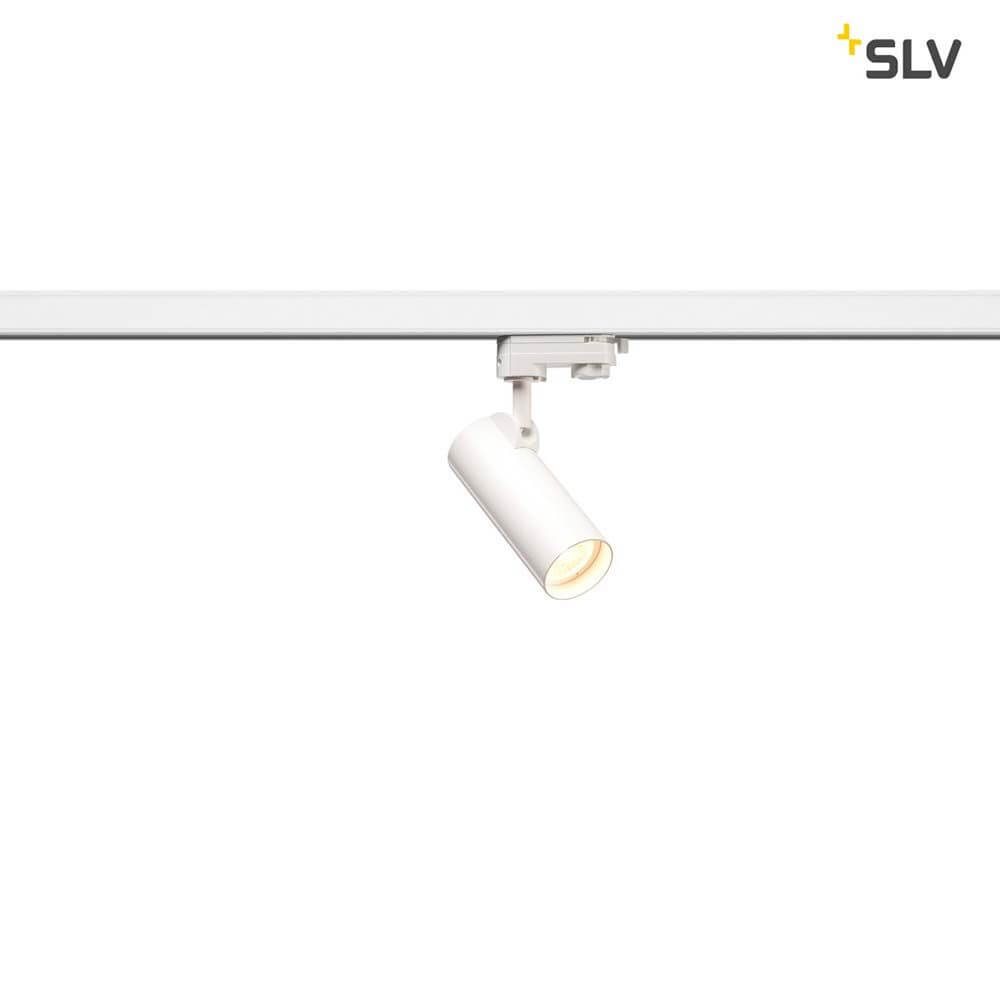 Helia 50 LED Strahler für 3Phasen-Stromschiene 3000K Weiß 35° an Hochvolt-Schienen-System