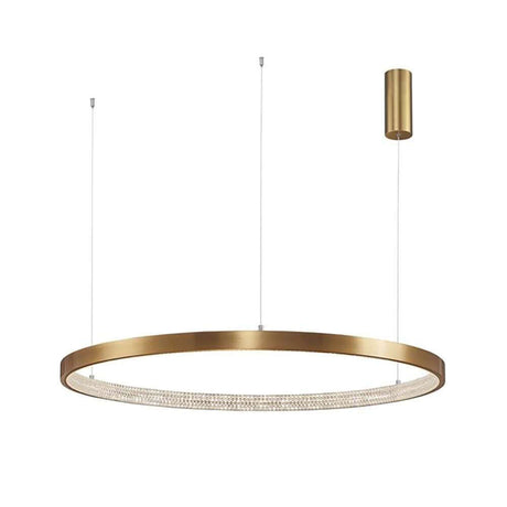 Lámpara colgante Preston Ø 110cm oro