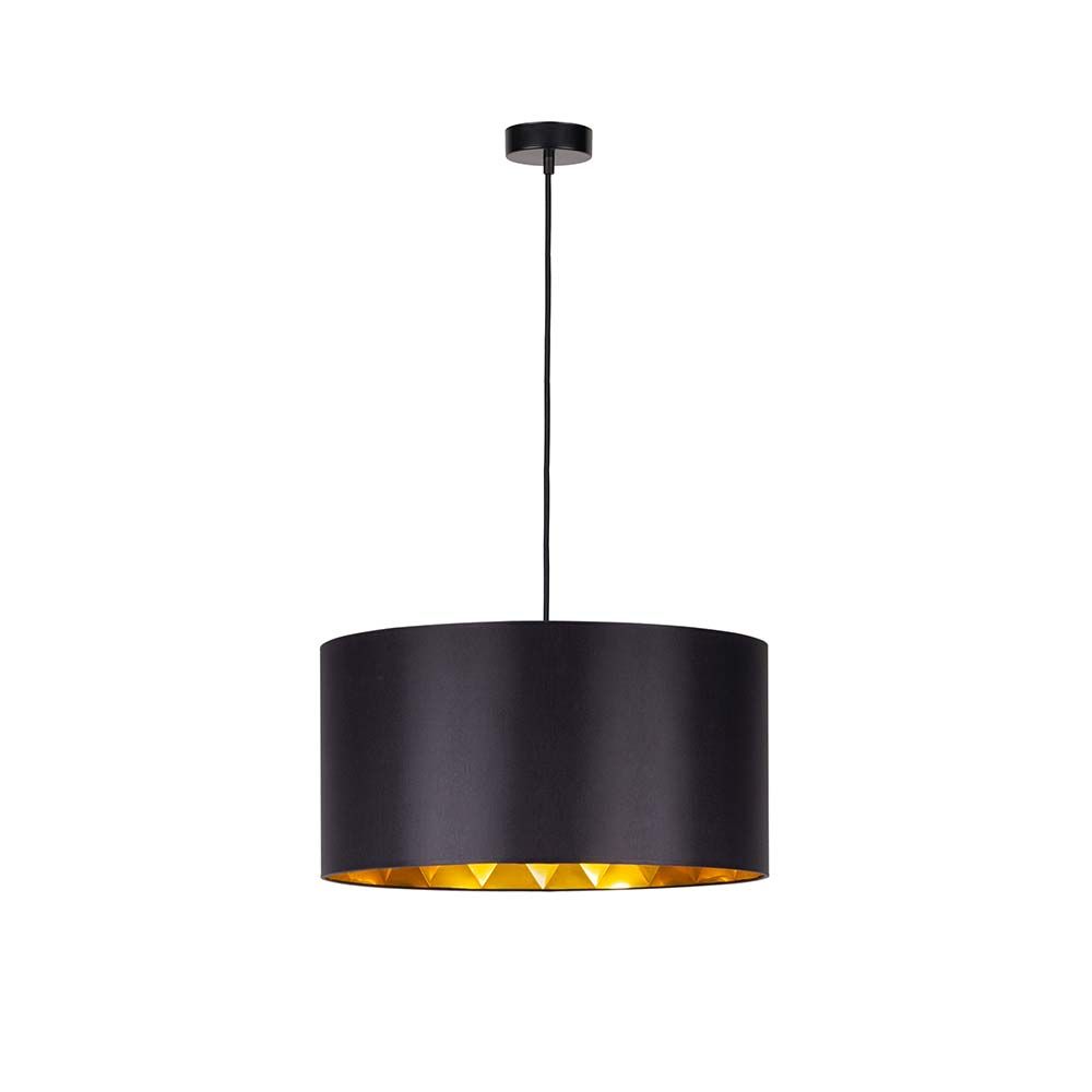 Hängelampe Victoria II Schwarz, Goldfarben mit modernem Design und eleganter Farbgestaltung.