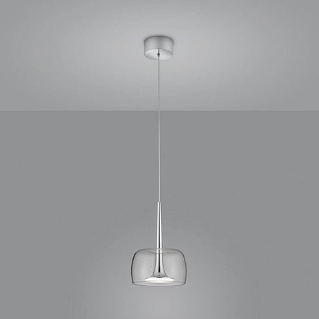 Flute Ersatzglas klar Ø 142mm hängendes Lichtobjekt von Helestra im eleganten Design.