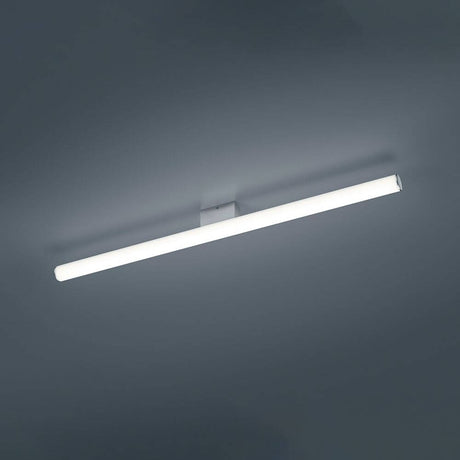 LED Bad Spiegelleuchte Loom 90cm 1710lm chrom Warmweiß - elegante Wandlampe für Badezimmerbeleuchtung.