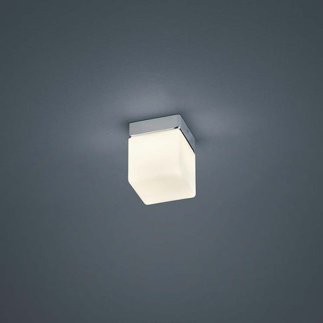LED Deckenlampe Keto Chrom elegante Deckenleuchte für modernes Wohndesign.