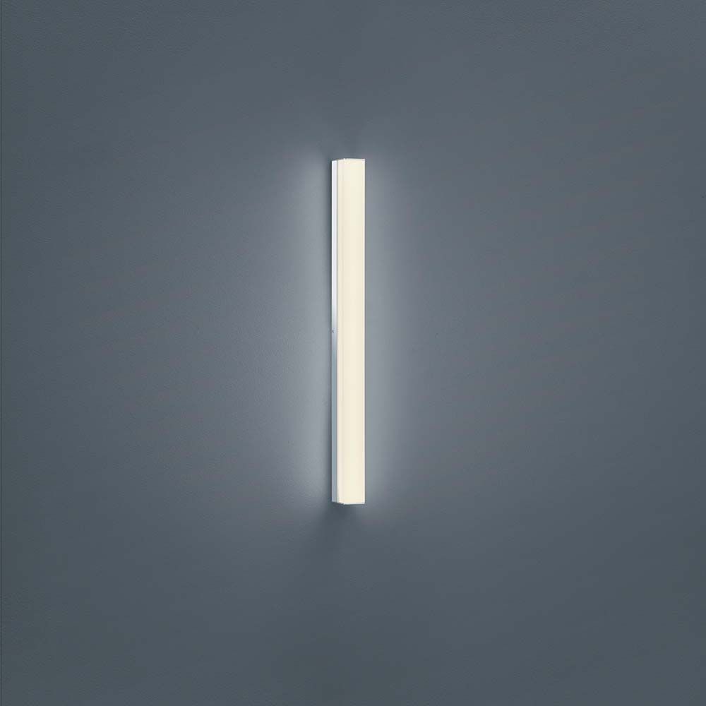 LED Spiegellampe Lado 60cm in Chrom mit warmweißem Licht, ideal für Wand- oder Spiegelmontage.