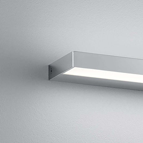 LED Wandlampe Slate 90cm IP44 Chrom - modernes Up- und Downlight für Wandbeleuchtung in Bad oder Küche.