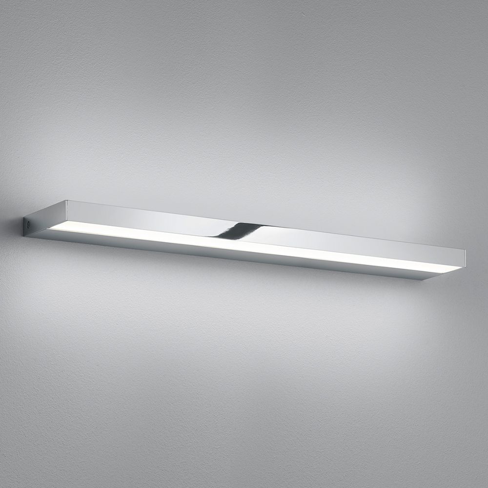 LED Wandleuchte Slate 60cm IP44 Chrom in modernem Design, ideal für Küche, Bad und Flur.