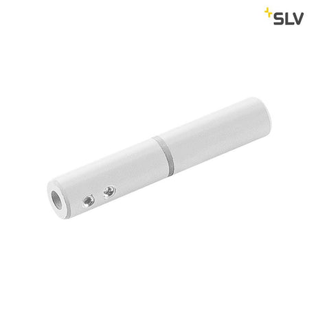 Insulating connector for Tenseo low-voltage cable system White, 2 pieces, electrically insulating connector set.