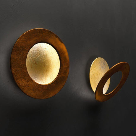 Icone LED a soffitto Vera Ø 50cm oro, ruggine