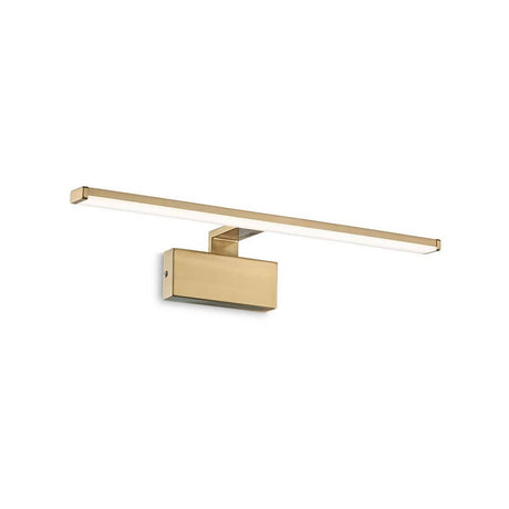 Alma LED mirror and wall light in an elegant gold-coloured finish for stylish lighting.