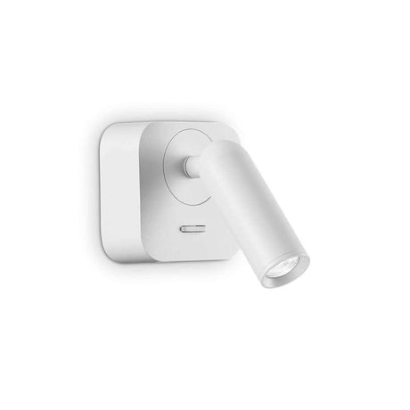 Bean Square LED Wandstrahler in Weiß, modernes und flexibles Lichtdesign für verschiedene Räume.
