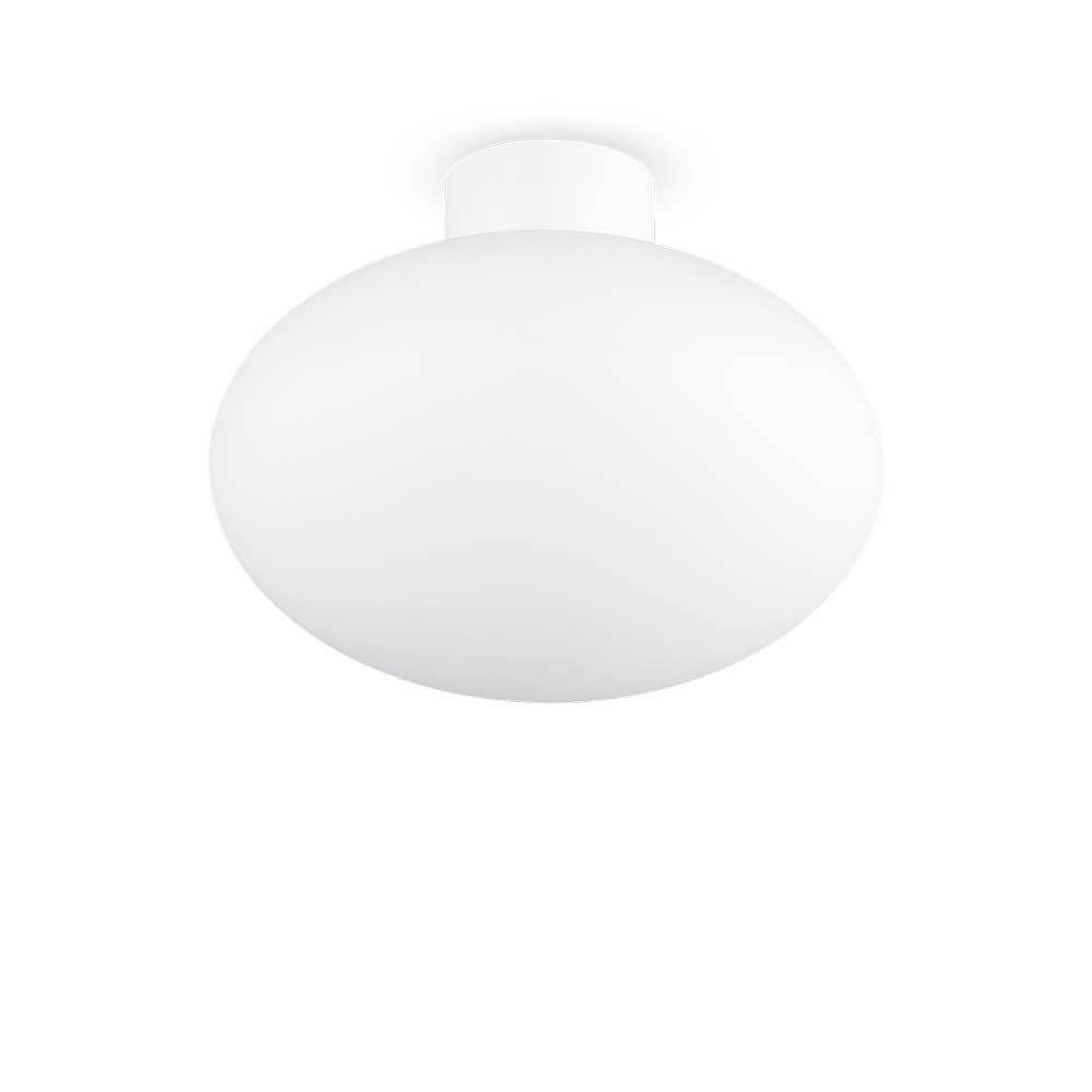 Clio Baldachin IP44, weiße Deckenleuchte mit modernem Design, ideal für stilvolle Innenräume.