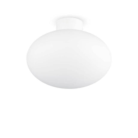 Clio Baldachin IP44, weiße Deckenleuchte mit modernem Design, ideal für stilvolle Innenräume.