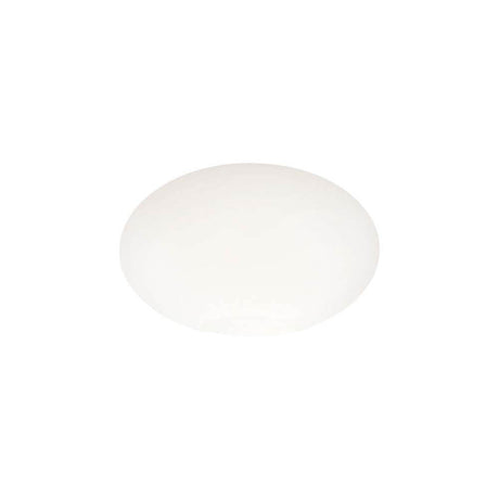 Clio Schirm Abdeckung, elegante und moderne Lampenabdeckung in weißem Glas, ideal für stilvolle Beleuchtung.