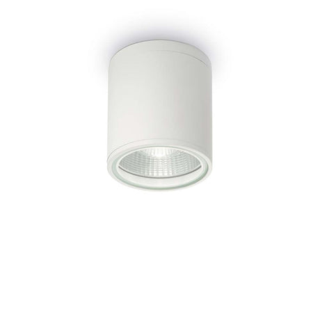 Deckenleuchte Gun Pl1 Weiß - moderne weiße Deckenleuchte mit dimmbarem Licht für stilvolle Innenräume.