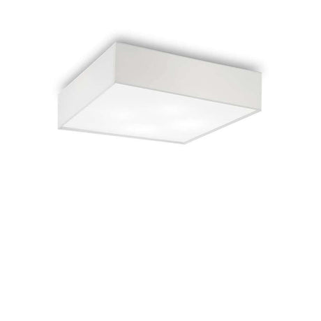 Deckenleuchte Ritz 4-flammig 60 x 60cm Weiß, Chrom in modernem Design für stilvolle Beleuchtung.
