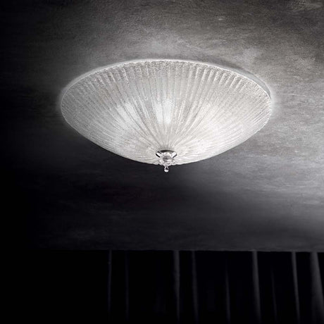 Shell Pl4 Transparent ceiling light, elegant ceiling light with transparent design and beautiful lighting effect.