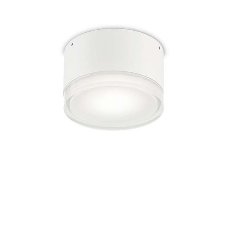 Deckenleuchte Urano Pl1 Klein Weiß in modernem Design, ideal für verschiedene Räume.