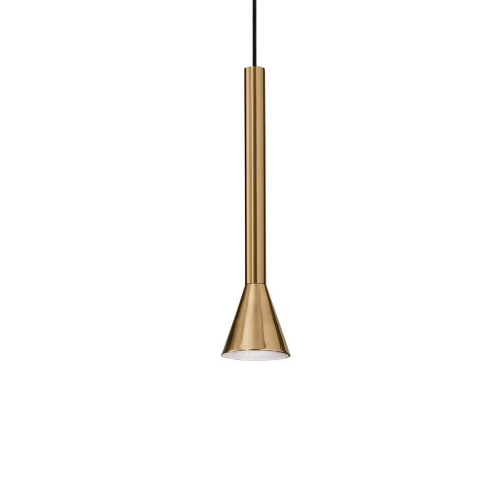 Elegante Diesis LED Pendelleuchte in Goldoptik, ideal für modernes Wohndesign.