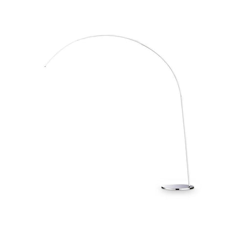 Dorsale arc floor lamp without shade 230cm in an elegant design with a chrome metal frame.