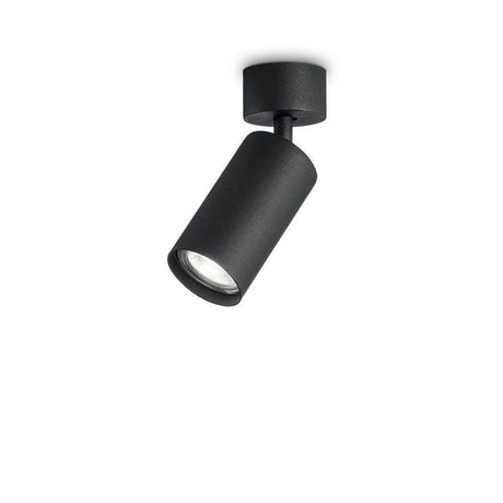 Dynamite Deckenspot in Schwarz, hochwertiger Deckenstrahler für modernes Lichtdesign.
