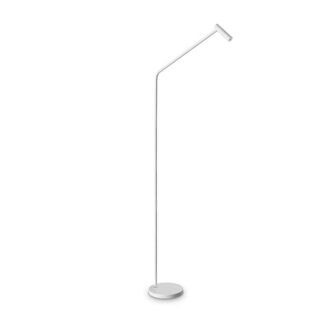 Easy LED Stehleuchte Metall in Weiß mit modernem, elegantem Design für stilvolle Innenräume.