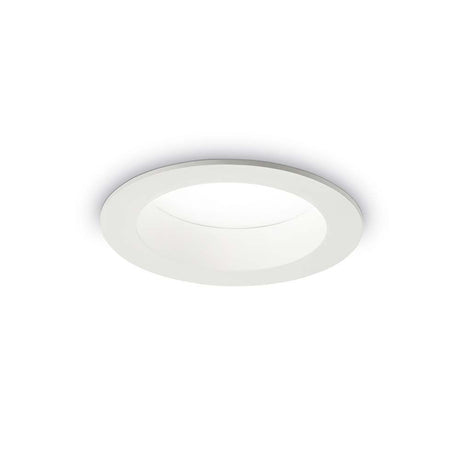Einbaustrahler Basic Wide 9W 3000K in modernem Design mit weißem Gehäuse für angenehmes Licht.
