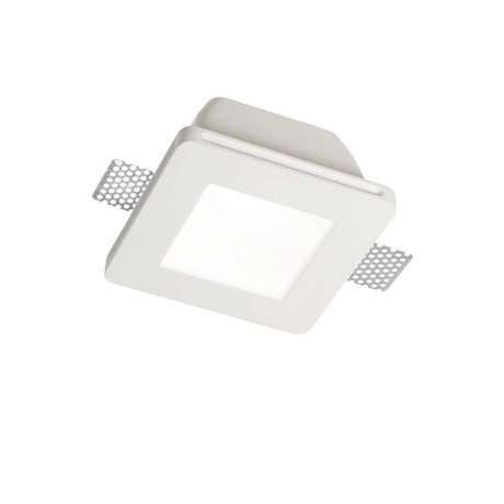 Recessed spotlight Samba Fi1 Square Large Glass - elegant square recessed spotlight with glass cover.