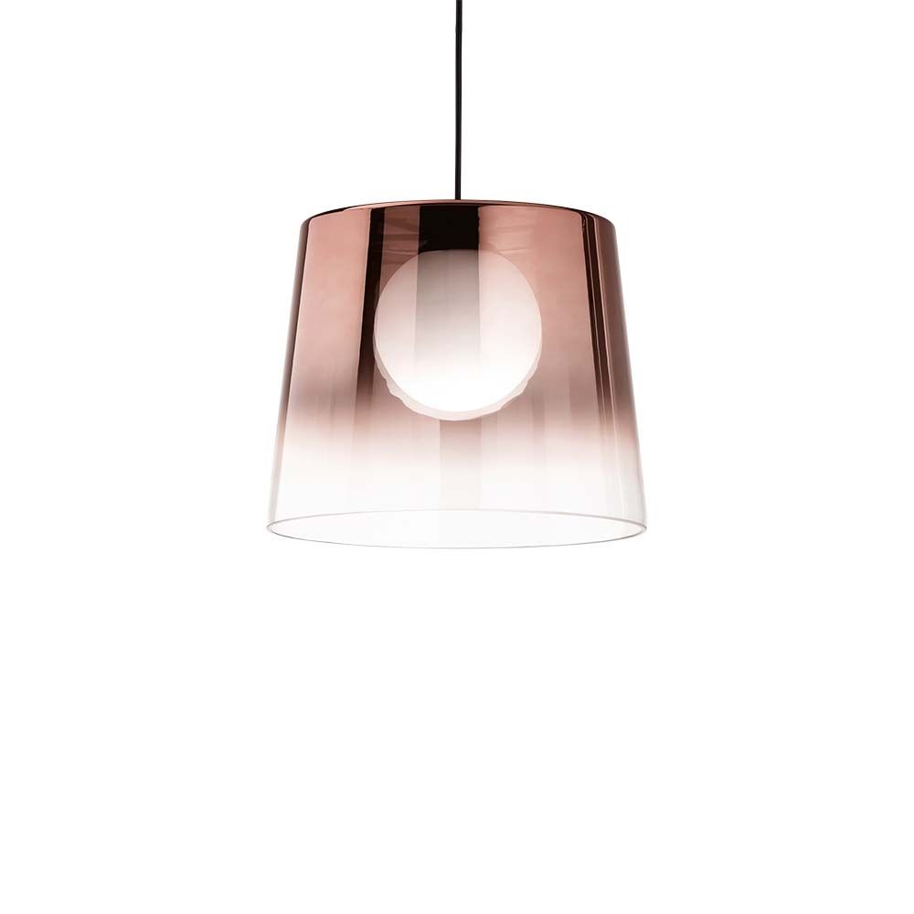 Fade Glas Pendelleuchte mit einem Durchmesser von 27 cm, elegantes Design in Shaded-Tönen.