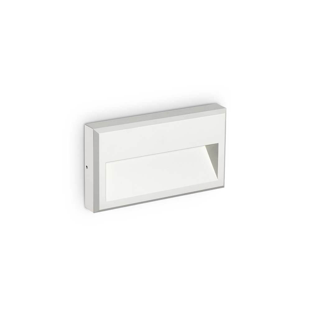 Febe LED Außen-Wandleuchte IP65 in modernem Design mit weißem Gehäuse.