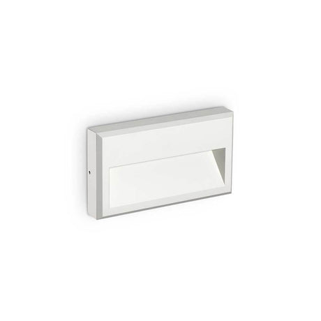 Febe LED Außen-Wandleuchte IP65 in modernem Design mit weißem Gehäuse.