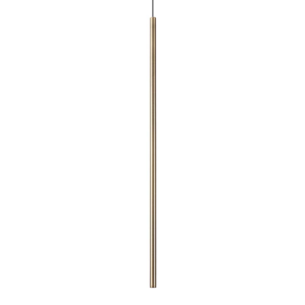 Filo LED Pendellampe in elegantem Design mit goldfarbener Oberfläche, ideal für moderne Wohnräume.