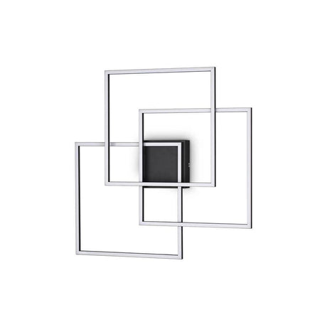 Applique et plafonnier Frame LED au design moderne avec plusieurs cadres.