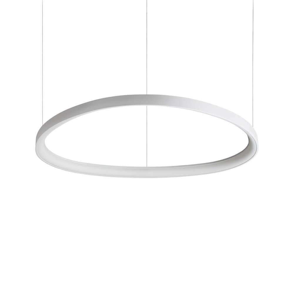 Gemini LED Ring Pendelleuchte in modernem Design, ideal für stimmungsvolle Raumbeleuchtung.